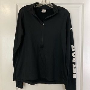 Nike Black Half Zip Sweatshirt
